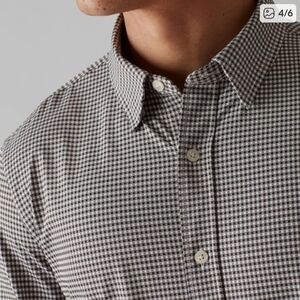 Rhone Commuter Shirt Orso Brown Check